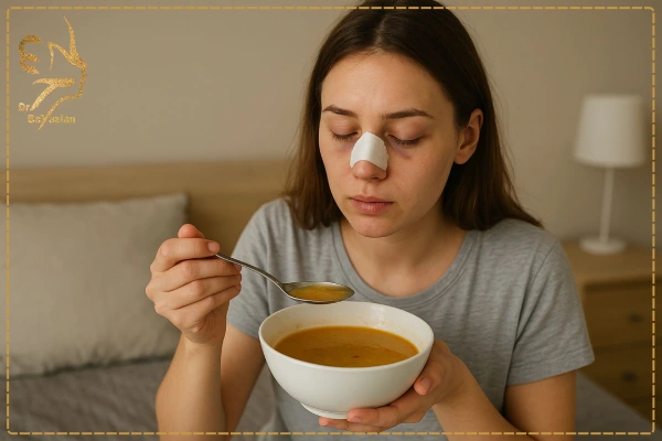 رژیم غذایی بعد از جراحی بینی